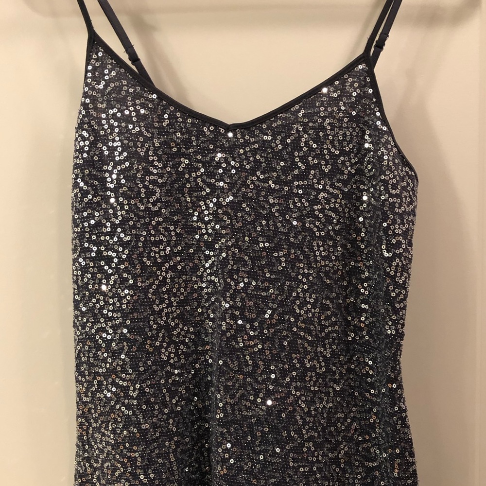 Sequin tank top